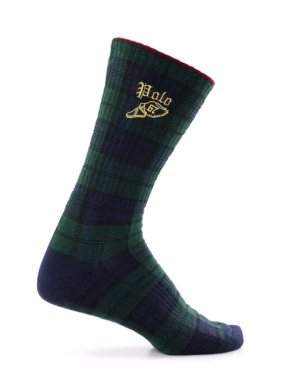Polo by Ralph Lauren Men's Assorted Crew Socks - Red, Blue, Green, Navy